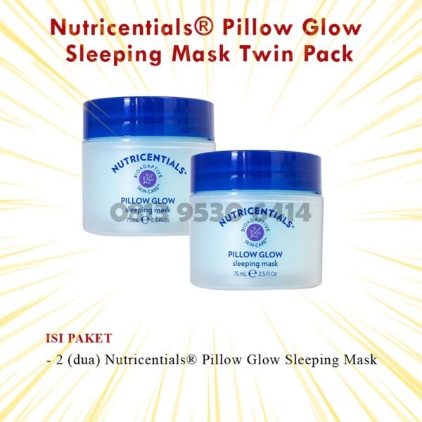Nutricentials Pillow Glow Sleeping Mask Twin Pack